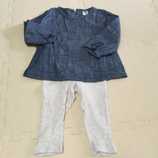 オールドネイビー(Old Navy)のオールドネイビー 上下セット 80(シャツ/カットソー)