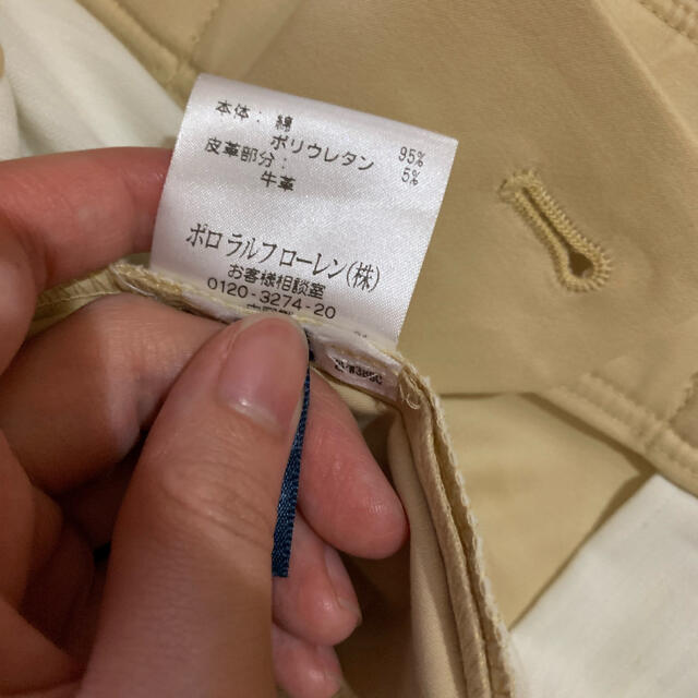 POLO RALPH LAUREN(ポロラルフローレン)の美品　ラルフローレン　ダブルベルト　ショートパンツ　ショーパン レディースのパンツ(ショートパンツ)の商品写真