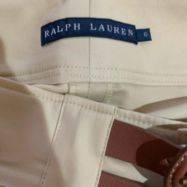 POLO RALPH LAUREN(ポロラルフローレン)の美品　ラルフローレン　ダブルベルト　ショートパンツ　ショーパン レディースのパンツ(ショートパンツ)の商品写真