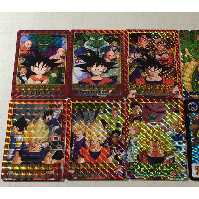 【新品未開封・送料無料】 ドラゴンボール カードダス Premium set 新規カード12枚セット カード