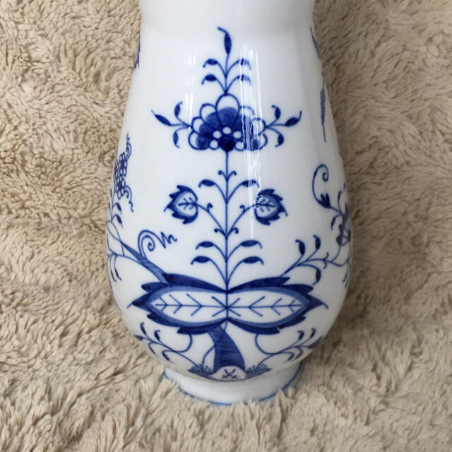 MEISSEN - 未使用◎マイセン ブルーオニオン フラワーベース 花瓶の
