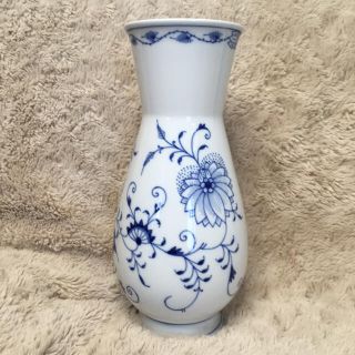 同梱Sale　未使用　13.5cm＊花柄＊フラワーベース　Meissen