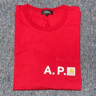 A.P.C - A.P.C./ Carhartt 新品未使用ポケットTシャツ レカアラーS