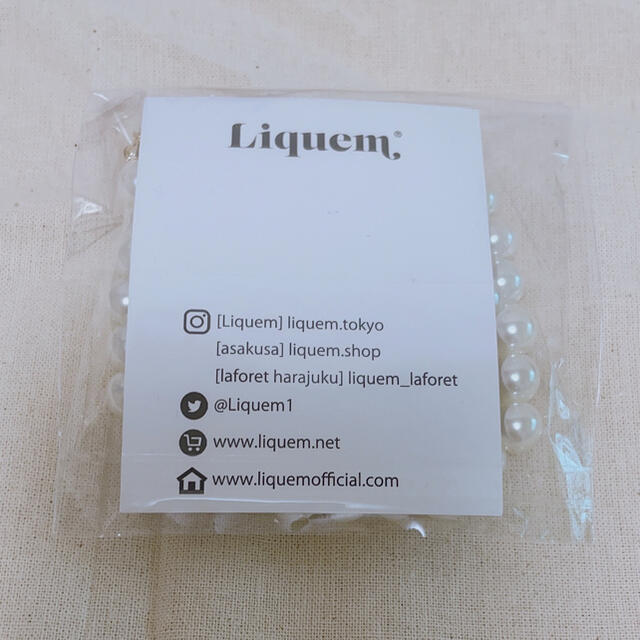 Liquem / パールGEMネックレス  2021NEW  夏　新作 レディースのアクセサリー(ネックレス)の商品写真