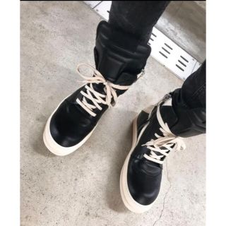 リックオウエンス(Rick Owens)のRick Owens ジオバスケット　スニーカー　美品　ハイカット(スニーカー)