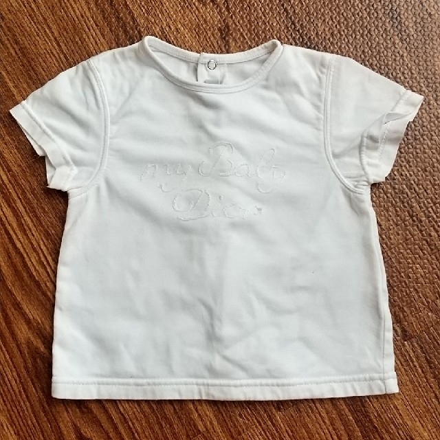 baby Dior(ベビーディオール)のbaby Dior ベビー ディオール ロゴTシャツ サイズ12M キッズ/ベビー/マタニティのベビー服(~85cm)(Ｔシャツ)の商品写真