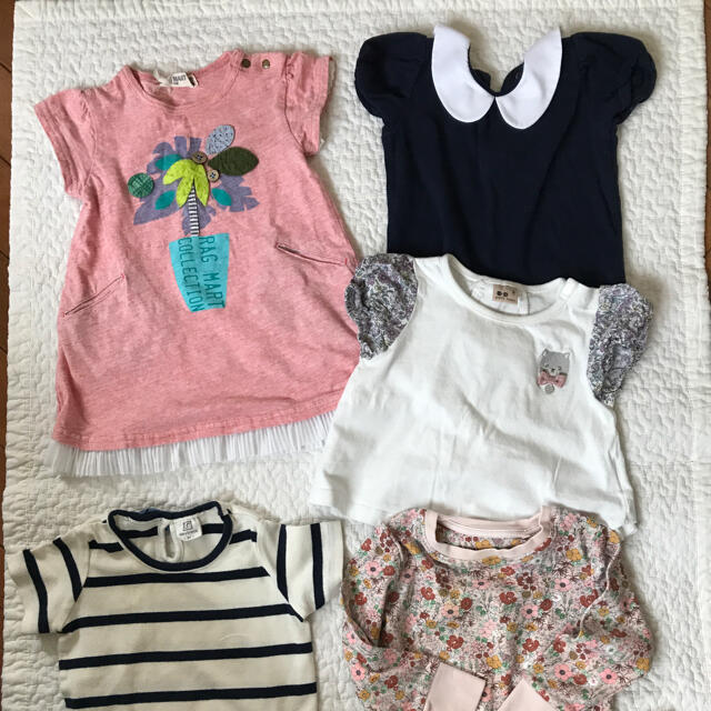 RAG MART(ラグマート)のコメント1番の方専用　まとめて段ボール1箱分　女の子　1〜2歳児　サイズ80   キッズ/ベビー/マタニティのベビー服(~85cm)(シャツ/カットソー)の商品写真