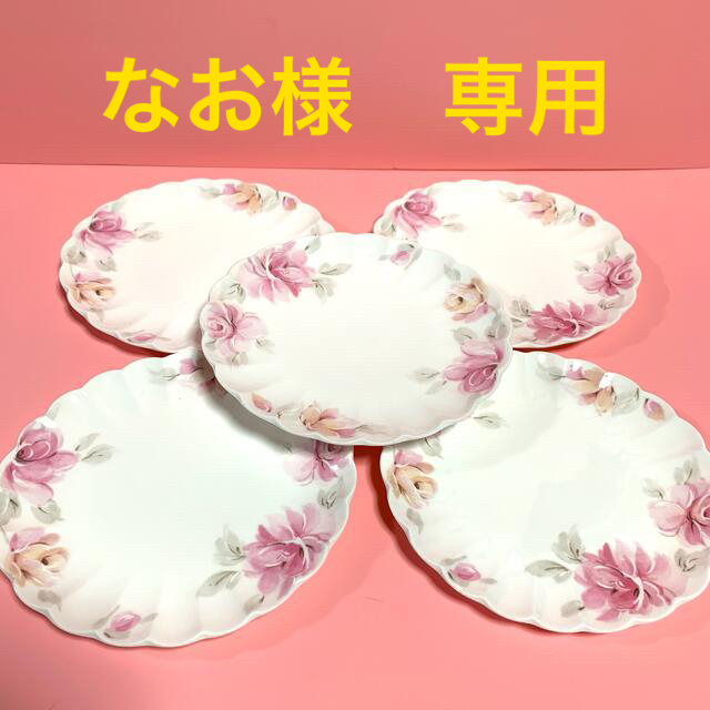 NIKKO - ピンクローズのお皿5枚の通販 by どん印's shop NIKKO - ピンクローズのお皿5枚の通販 by どん印's shop