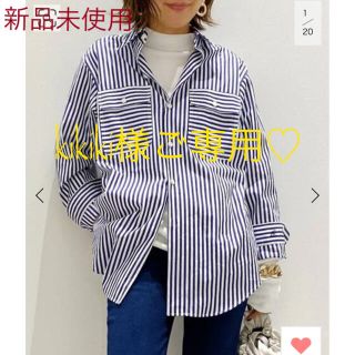 アパルトモンドゥーズィエムクラス(L'Appartement DEUXIEME CLASSE)の【MADISON BLUE/マディソンブルー】HAMPTON SH STRIPE(シャツ/ブラウス(長袖/七分))