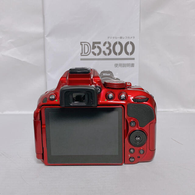 【女性人気RED!】Nikon D5300 18-55G VR 標準レンズキット