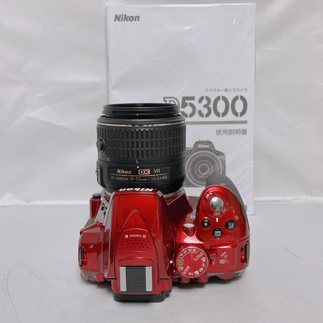 【女性人気RED!】Nikon D5300 18-55G VR 標準レンズキット