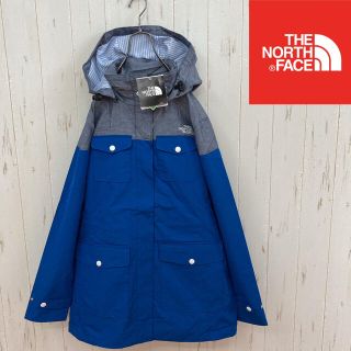 ザノースフェイス(THE NORTH FACE)の新品　THE NORTH FACE マウンテンパーカー　ブルー　レディースL(ナイロンジャケット)