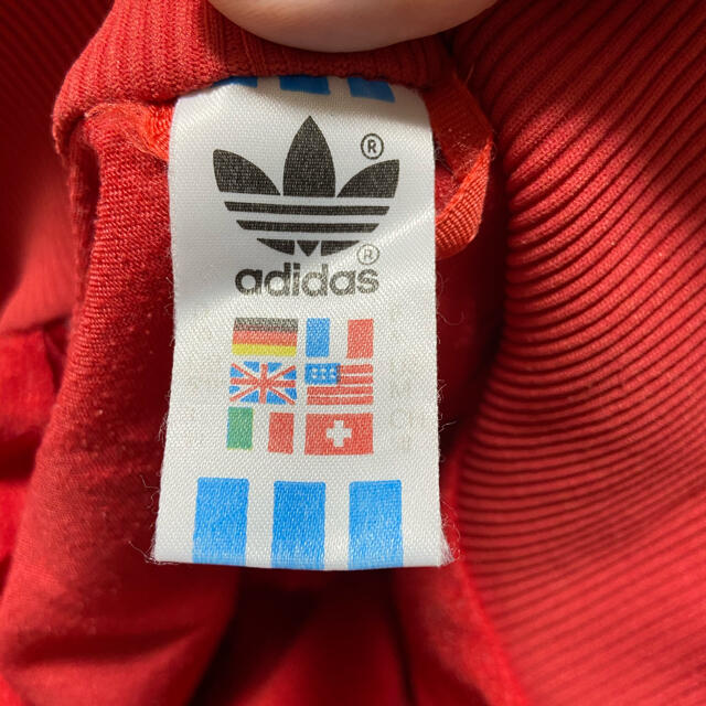 adidas(アディダス)のアディダス ジャージ ヴィンテージ 西ドイツ製 80s 90sフロッキープリント メンズのトップス(ジャージ)の商品写真