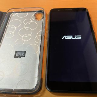 ゼンフォン(ZenFone)のASUS zenfone ブラック　simフリー(スマートフォン本体)