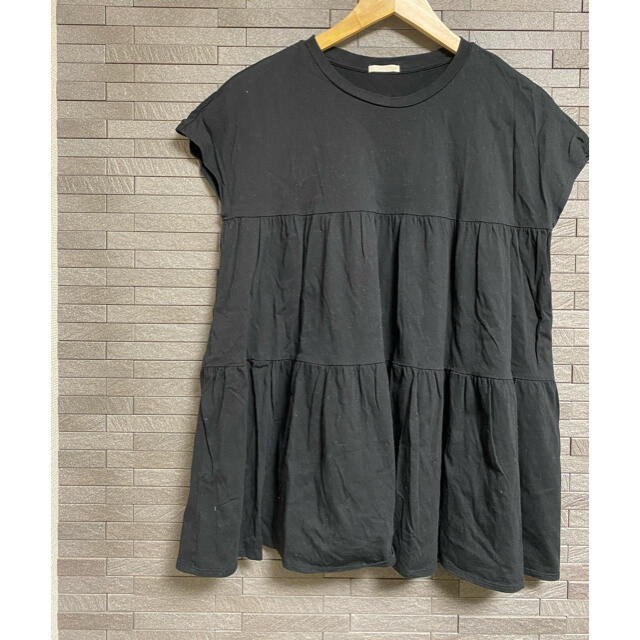 GU(ジーユー)のGU ティアードTシャツ レディースのトップス(Tシャツ(半袖/袖なし))の商品写真