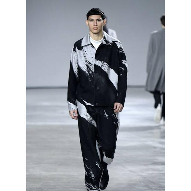 ISSEY MIYAKE MEN イッセイミヤケメン 19AW 総柄比翼シャツ