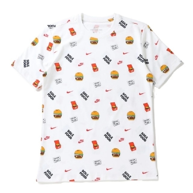 NIKE(ナイキ)のナイキ　フード　Tシャツ  ハンバーガー　Lサイズナイキ　Tシャツ ハーフパンツ メンズのトップス(Tシャツ/カットソー(半袖/袖なし))の商品写真