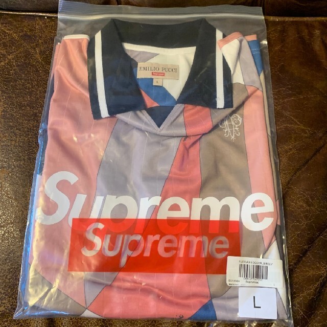 Supreme(シュプリーム)のSupreme Emilio Pucci Soccer Jersey L ピンク メンズのトップス(その他)の商品写真