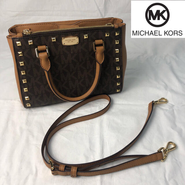 Michael Kors(マイケルコース)の新品同様　マイケルコース　モノグラム　2way バッグ レディースのバッグ(ショルダーバッグ)の商品写真