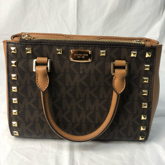 Michael Kors(マイケルコース)の新品同様　マイケルコース　モノグラム　2way バッグ レディースのバッグ(ショルダーバッグ)の商品写真