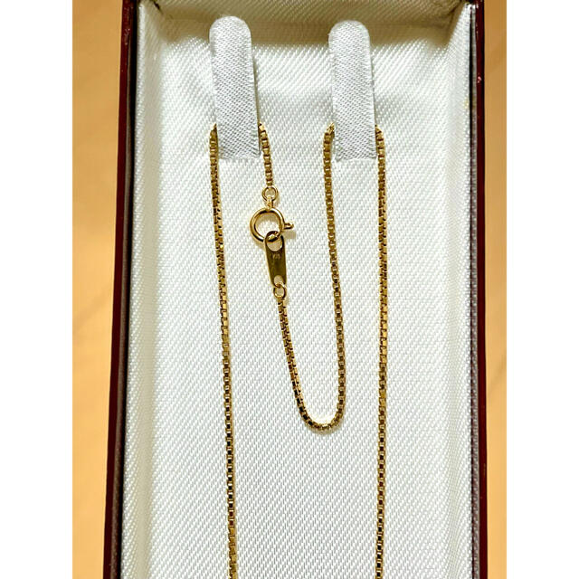 K18ネックレスベネチアン チェーン ネックレス k18 18k 18金 1.2mm 50cm