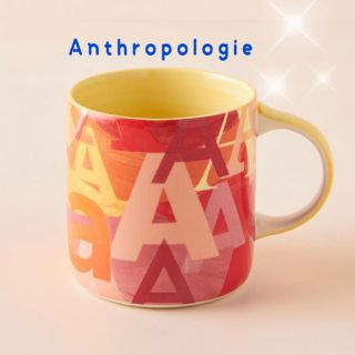 アンソロポロジー(Anthropologie)のアンソロポロジー　スープマグ新品2個ラッピング日時指定OK(食器)