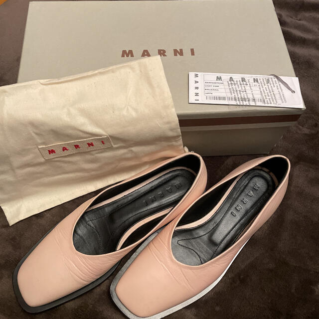 MARNI マルニ フラットシューズ スクエアトゥ 3788000円サイズ