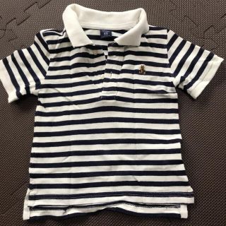 ベビーギャップ(babyGAP)のbabyGap ボーダー ポロシャツ(Tシャツ/カットソー)