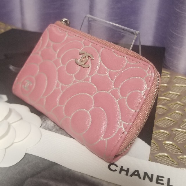 Chanel 月末sale シャネル カメリア コインケース キーケース ピンク シルバーの通販 By マーガレット S Shop シャネル ならラクマ