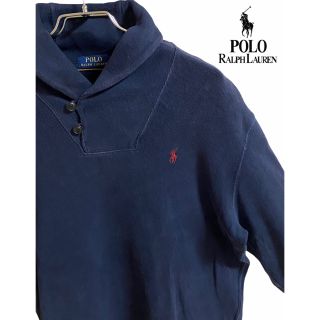 ポロラルフローレン(POLO RALPH LAUREN)のPOLO RALPH LAUREN ポロラルフローレン ショールカラーニット L(ニット/セーター)