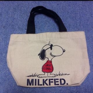 ミルクフェド(MILKFED.)のミニトート＊スヌーピー(トートバッグ)