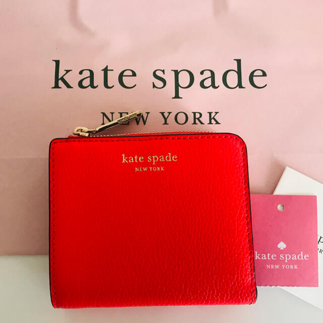 Kate spade 折り財布　バイカラー☆