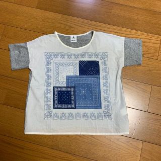 ニコアンド(niko and...)のniko and... バンダナ柄トップス　半袖(Tシャツ(半袖/袖なし))