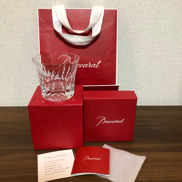 Baccarat(バカラ)の【未使用】Baccarat バカラ   タンブラー「ローザ」  2015 インテリア/住まい/日用品のキッチン/食器(タンブラー)の商品写真