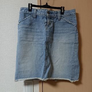 マウジー(moussy)のMOUSSY　デニムスカート(ひざ丈スカート)