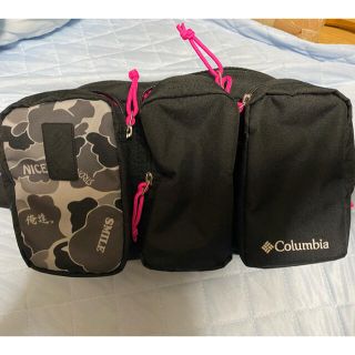 スイーツ柄 ブルー Columbia×俺達。 コラボジャケット コラボハーフ