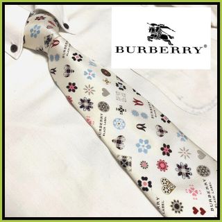 バーバリーブラックレーベル(BURBERRY BLACK LABEL)の【希少人気】BURBERRY モノグラム　ネクタイ(ネクタイ)