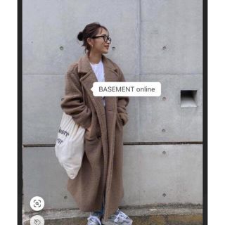 ザラ(ZARA)のbasement ボアコート(ロングコート)