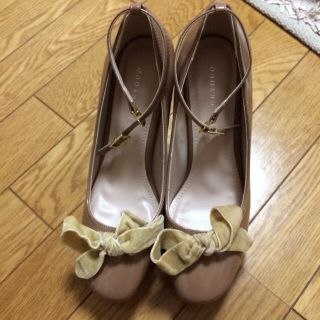 マーキュリーデュオ(MERCURYDUO)のマーキュリーデュオ リボンパンプス 美品(ハイヒール/パンプス)