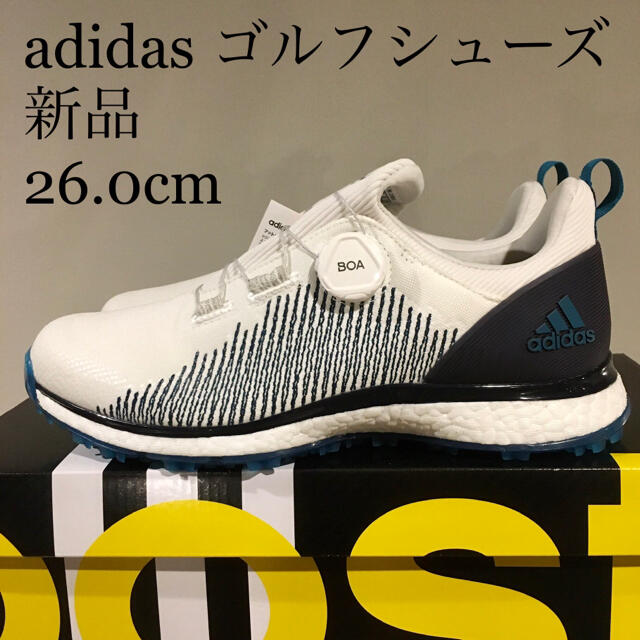 adidas(アディダス)の【新品】アディダス adidas ゴルフシューズ スパイクレス 26.0cm スポーツ/アウトドアのゴルフ(シューズ)の商品写真