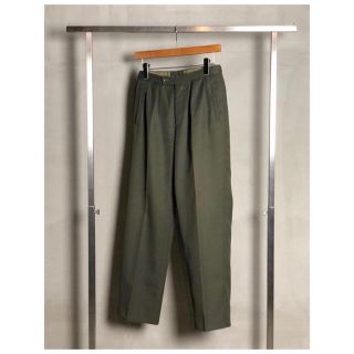 ヨウジヤマモト(Yohji Yamamoto)のdead stock チェコ軍 サマーウールポリ バトルドレス スラックス(スラックス)