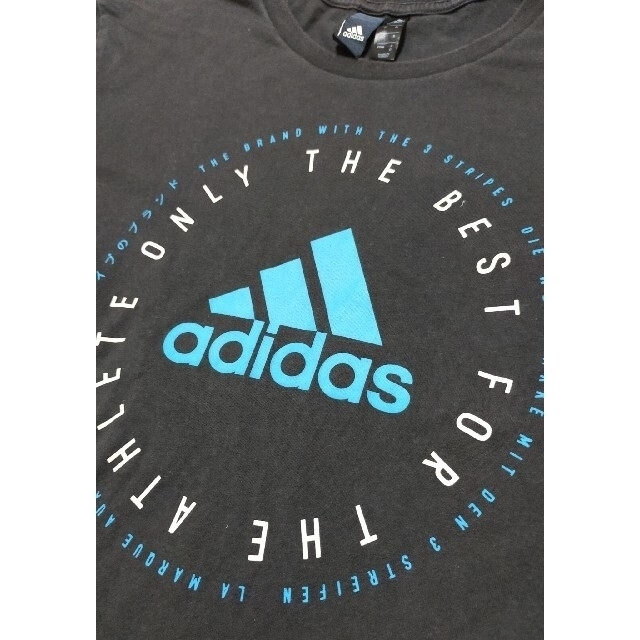 adidas(アディダス)のマルコスター様専用☆ATP-015 アディダス Tシャツ 黒 サイズ O メンズのトップス(Tシャツ/カットソー(半袖/袖なし))の商品写真