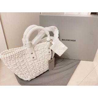 バレンシアガ(Balenciaga)のBALENCIAGA bistro xsサイズ かごバッグ(かごバッグ/ストローバッグ)