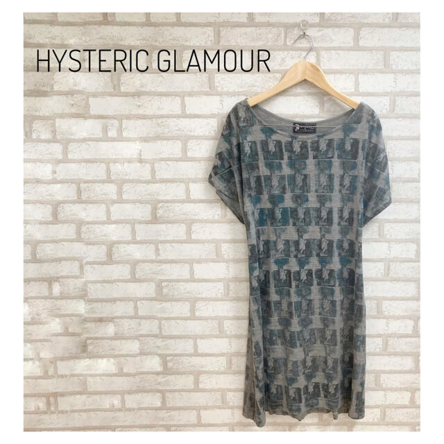 HYSTERIC GLAMOUR(ヒステリックグラマー)のHYSTERIC GLAMOUR レディース ワンピース FREE グレー レディースのワンピース(ひざ丈ワンピース)の商品写真