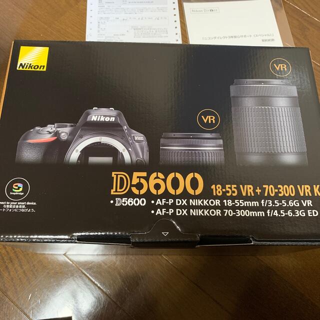 Nikon D5600ダブルズームキット 新品未使用品 3年保証おまけ付き | www
