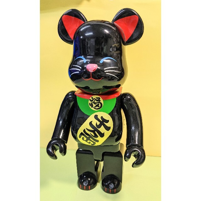 MEDICOM TOY(メディコムトイ)のBE@RBRICK400% 招き猫　黒(初代) エンタメ/ホビーのフィギュア(その他)の商品写真