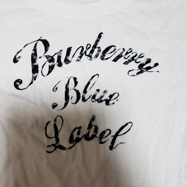 BURBERRY BLUE LABEL(バーバリーブルーレーベル)のBURBERRYBLUE LABEL　ロゴTシャツ レディースのトップス(Tシャツ(半袖/袖なし))の商品写真