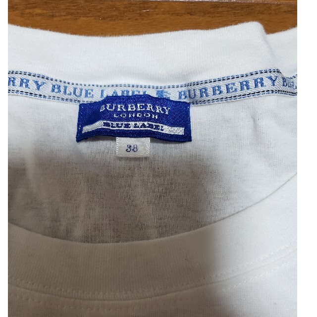 BURBERRY BLUE LABEL(バーバリーブルーレーベル)のBURBERRYBLUE LABEL　ロゴTシャツ レディースのトップス(Tシャツ(半袖/袖なし))の商品写真