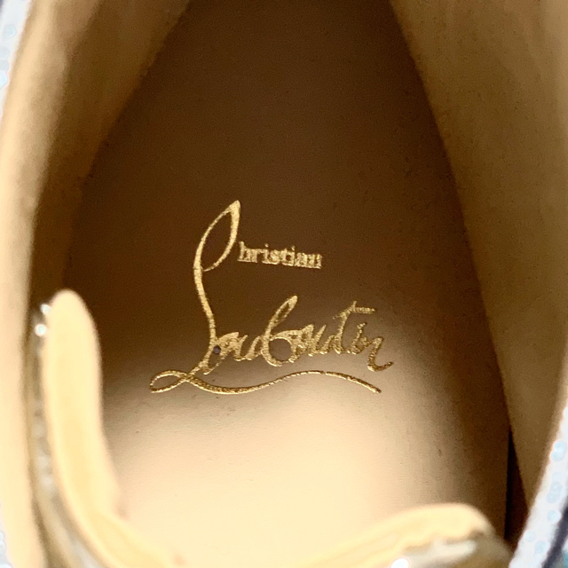 Christian Louboutin(クリスチャンルブタン)の1030 クリスチャンルブタン グリッター ハイカットスニーカー マルチカラー レディースの靴/シューズ(スニーカー)の商品写真