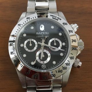 アベイシングエイプ(A BATHING APE)のBAPEX デイトナ モデル　美品　APE  BAPE(Tシャツ/カットソー(半袖/袖なし))